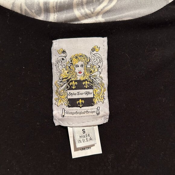 Styles Ever After Sleeveless Maxi Duster - Size S - Black/White/Grey - Picture 6 of 6